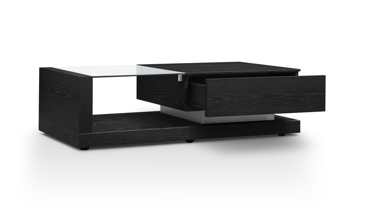 Modern Etta Black Oak Coffee Table