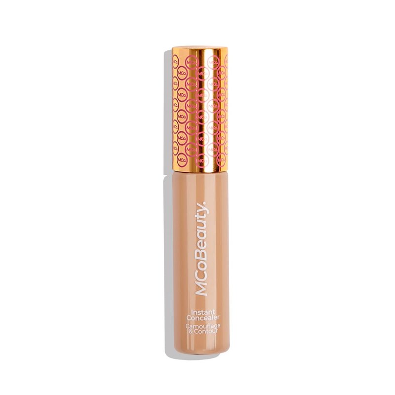 MCoBeauty Instant Concealer Camouflage and Contour Medium Buff - Full Coverage Cream Concealer for Dark Circles Blemishes - Brightening Highlighting Contouring Face Makeup - Cruelty Free Vegan - 1