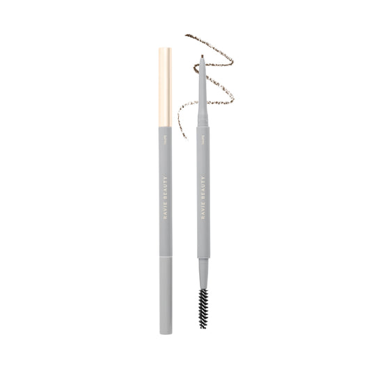 Ravie Beauty Easy Everyday™ Brow Pencil - Best Eyebrow Pencil for Women, Smudge Proof Hair-Like Strokes, 1.2mm Precision Tip with Spoolie, Vegan (Taupe)