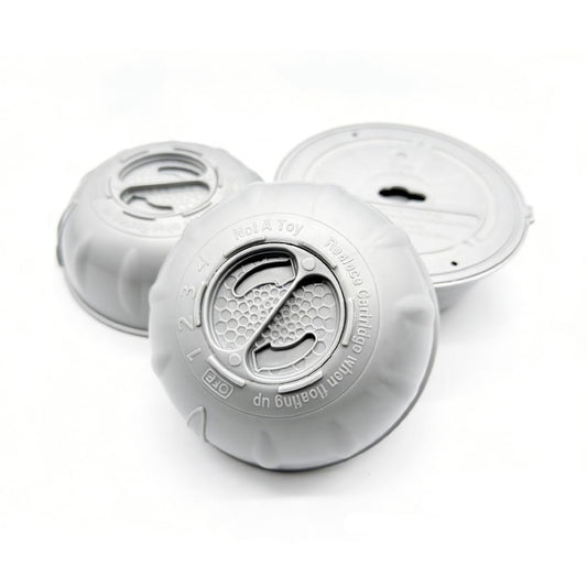 Hot Tub Cartridges Replacement for Frog Ease Floating System，Compatible with Frog Ease Floating System，Continuously Releasing Chlorine for 3-4 Weeks，Smart Self-Regulating Water Treatment-3Pack