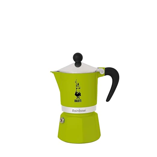 Bialetti 4973 Rainbow Espresso Maker, Green