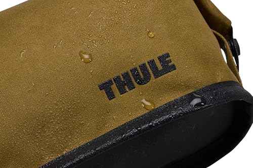 Thule Aion Toiletry Bag - Water-Resistant Bag for toiletries, Makeup and Shaving Essentials - Removable Liquids Bag Included - Easy to Clean - Snap Loop to Easily Hang - Waxed, PFC-Free Fabric