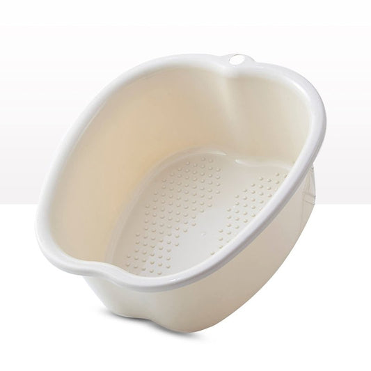 AMOBON Foot Soaking Bath Basin: Plastic Foot Spa Basin for Soaking Feet - Foot Soaking Tub with Massage Dots - Roomy Foot Soak Bucket for Water Spa and Foot Massage (Purple)