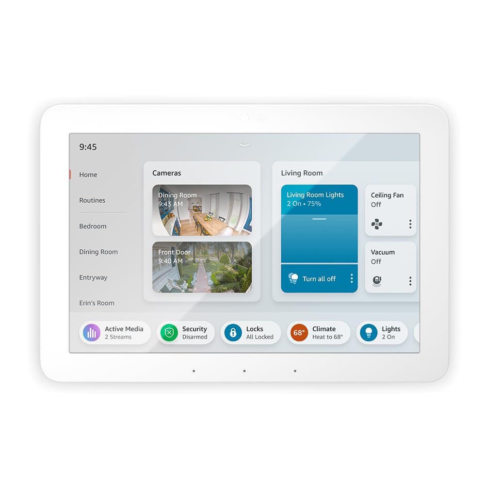 Amazon Echo Hub | 8” smart home control panel with Alexa | Compatible with thousands of devices