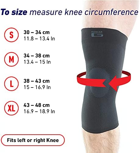 Neo-G Knee Sleeve for Daily wearing, Sports - Good for Sprains, Strains, Weak Muscles - Knee Sleeves for Men Women - Airflow