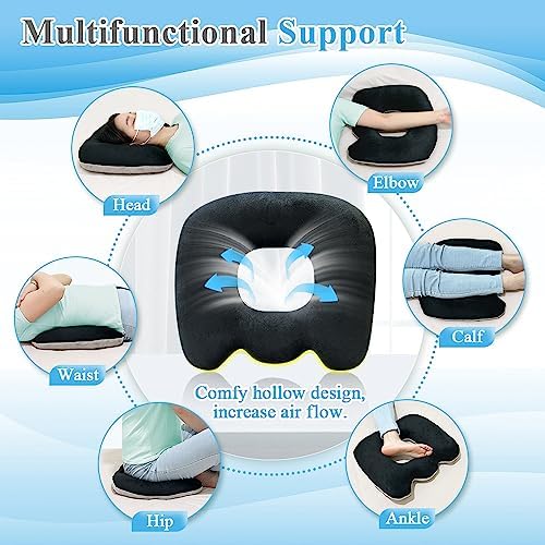 Bed Sore Cushion for Butt Lifting Donut Pillow for Tailbone Pain Relief Sitting Hemorrhoid Pillows After Surgery Donut Postpartum Doughnut Seat Cushion Pressure Ulcer Pillow Butt Lifting Cushions