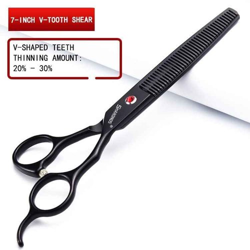 6/7 Inch Hairdressing Scissors Set Barber Shop Hair Scissors Styling Tools (7-inch 4pc)