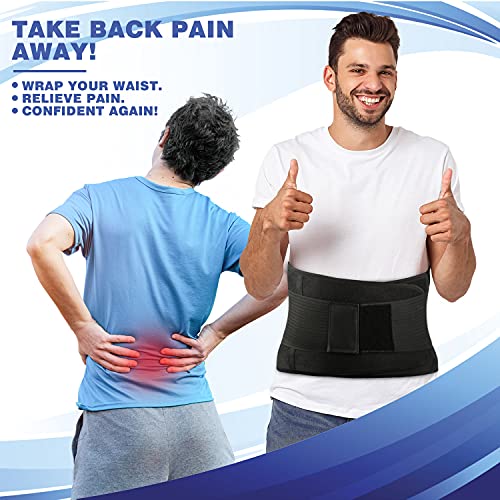 Back Brace for Lower Back Pain - Lumbar Support Belt for Women & Men - Relief Back Pain, Relief for Herniated Disc, Sciatica, Scoliosis XL/XXL(37"-45")