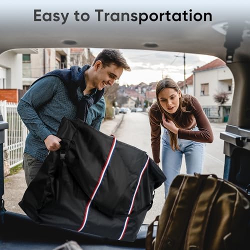 Rollator Travel Bag - Waterproof Wheelchair Bag for Folding Walker, Compact Wheelchair Transport Chair Portable Carry Case Cover for Car & Airplane TSA Traveling (39" Lx16 Wx32 H)