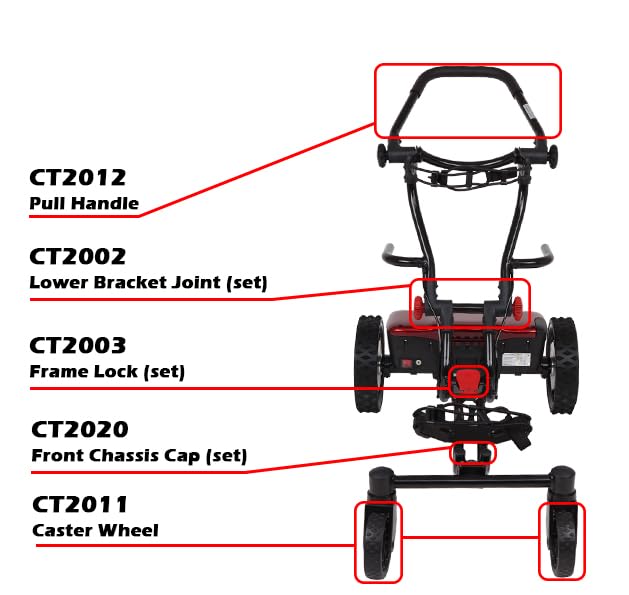 CaddyTrek R2 Black Remote Follow Golf Caddy