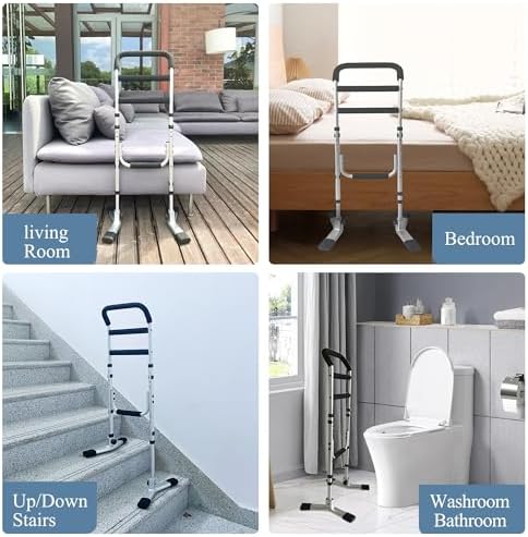 Stair Assist Cane, Stand Assist Aid for Elderly Adjustable Aluminum Assistive Device Portable Lift Stair Assist Mobility Aid for Seniors for Bed, Couch, Recliner Chair