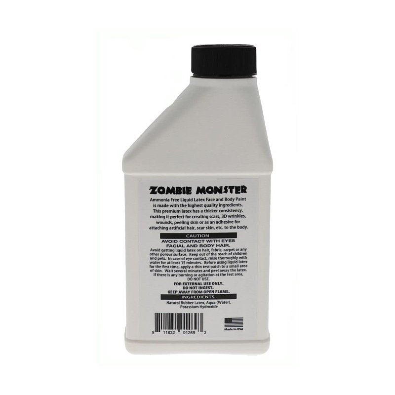 FX Zombie Ammonia Free Liquid Latex (2 Pack) For Halloween Costume, Zombie, Vampire, Monster Make Up & Dress Up, Special Effects, Parties and Cosplay, Face and Body Latex Paint