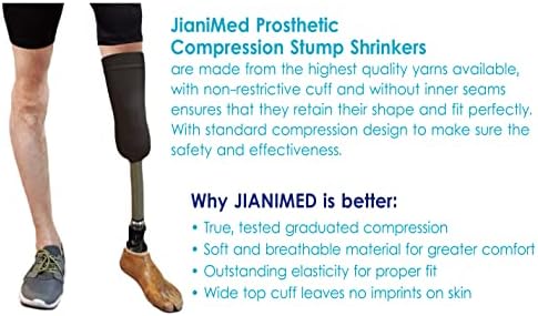 Prosthetic Stump Shrinkers–Below Knee, 40cm, Compression, Amputee Socks, 20-30, Daily use, Taiwan Excellence L