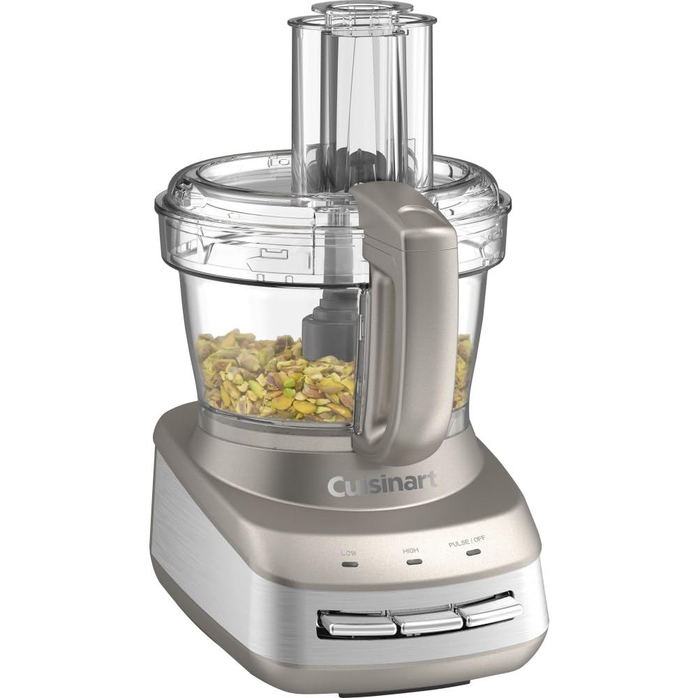 Cuisinart FP-110SS Core Custom 10-Cup Multifunctional Food Processor, Silver Sand