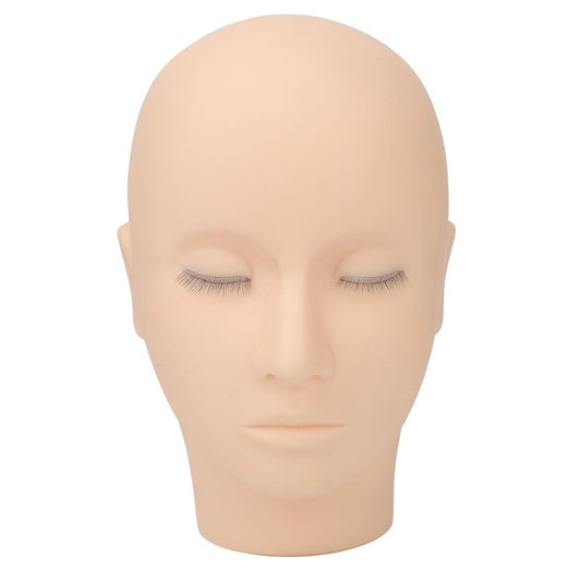 banapoy Lash Mannequin Head, 3 Layers Silicone, Eyelash Extension Training & Makeup Practice Head