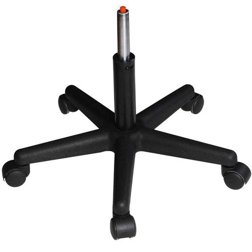 Pneumatic Swivel/Rolling Massage Stool Cream