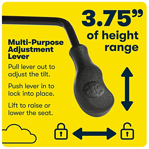Serta Hannah Executive Home Office Desk Chair, Ergonomic Mid-Back with Lumbar Support, Firm Seat Cushion, Layered Body Pillows, Padded Armrests, Swivel Base, Easy Assembly, Microfiber, Black/Grey