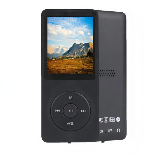 128GB MP3 Player with Bluetooth - Portable Music Player for Kids - with Built-in HD Speaker, Voice Recorder, HiFi Sound, E-Book (Included Earphones)
