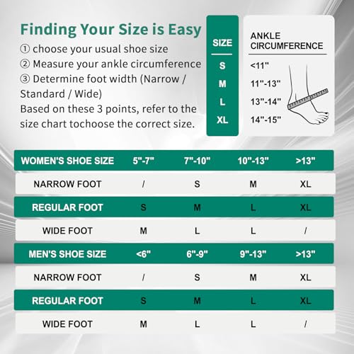 Ankle Brace for Sprained Ankle Lace up Support Brace for Women Men with Side Splints Adjustable Ankles Stabilizer for Injury Recover, Sports, M