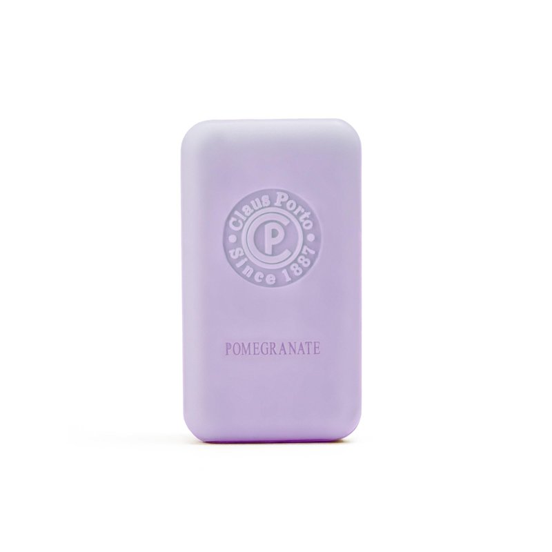 Claus Porto - Mirror Pomegranate Body Soap for Men + Women | Cleansing, Nourishing, Softening | Handcrafted, Aromatic, Floral (150g | 5.3 oz)
