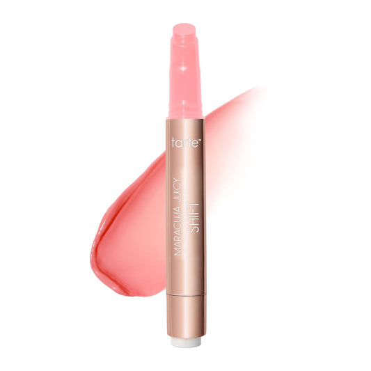 tarte maracuja juicy lip shift – Hydrating & Volumizing Lip Plumper Gloss Balm, Hyaluronic Acid, pH-Powered Plumping Lipgloss, High Shine Finish, Vegan & Cruelty-Free, full size, rose