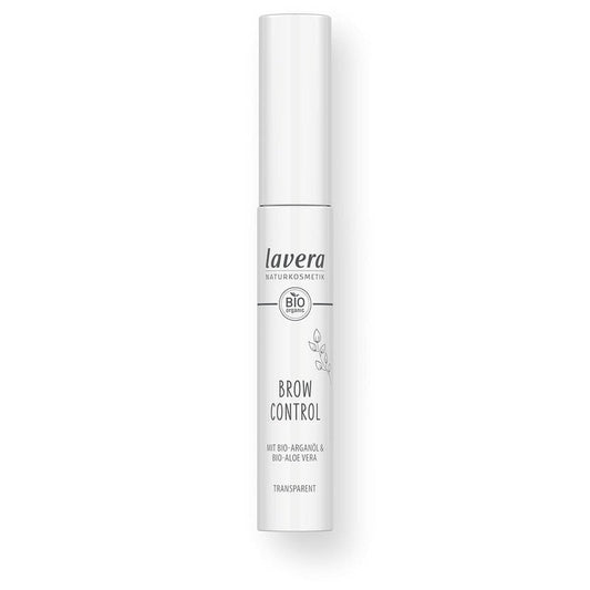 lavera Brow Control - Transparent 01 - Eyebrow Gel with Aloe Vera & Argan Oil for Lang Lasting Results - Fixating Brow Gel - Eye Make Up - PETA Certified - Vegan - Made in Germany - 0.3 Fl Oz