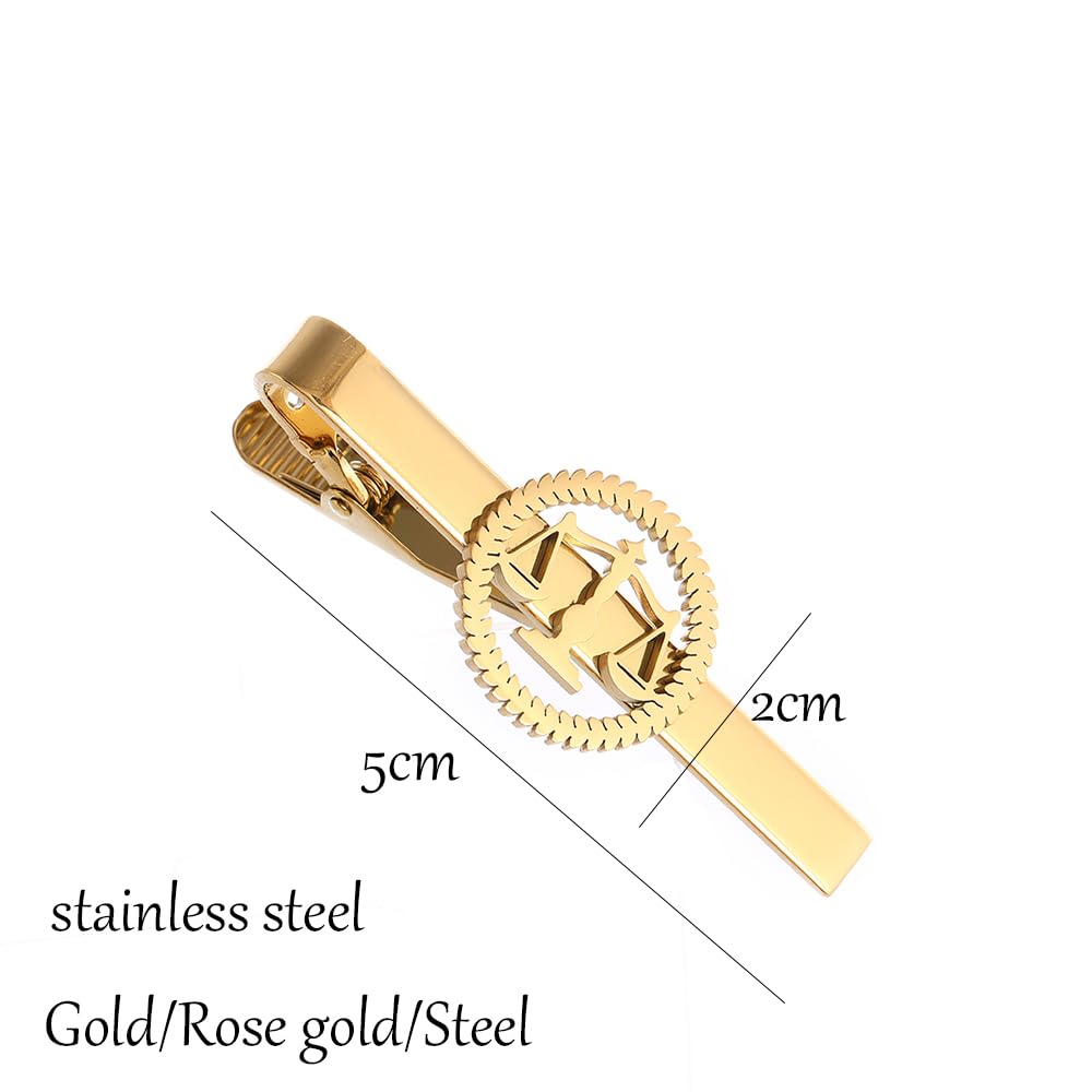 Metal Balance Badges Suit Brooch Libra Scales Brooches For Men (silver pin+tie clip+ cuff-link)