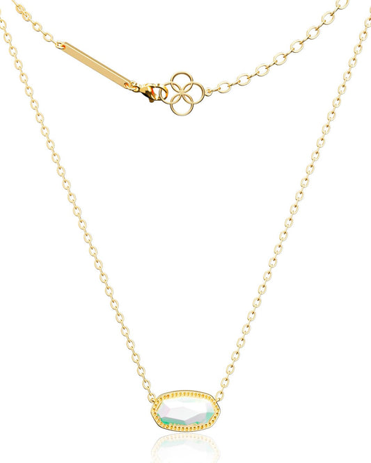 AICase 18K Gold Plated Pendant Necklace for Women,Fashion Jewelry,Anniversary Birthday Gifts for Women/MoM/Sister/Friends/Her/Wife/Grandma/Coworker Mother's Day gifts for MoM
