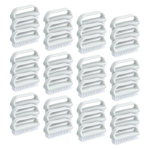 Nail Brush for Cleaning Fingernails, Nail Scrubber Brush, Toe Foot Hands Fingernail Brush Cleaner- Small Scrub Brush- All-Purpose Stiff Cleaning Brush for Home, Kitchen, Work, (36)