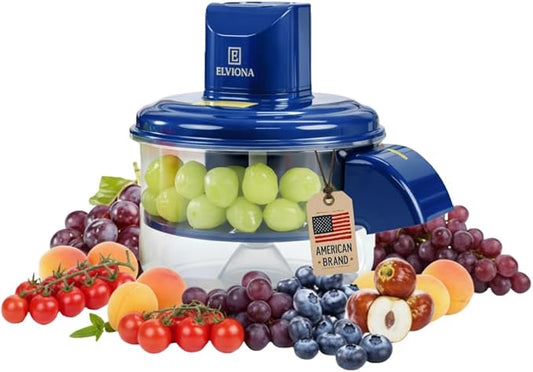 Automatic Grape Peeler Machine – Powerful Electric Garlic & Cherry Tomato Peeler, Cordless Vegetable Skin Remover for Small Fruits, Fast, Easy & Effortless Peeling for Home Kitchen
