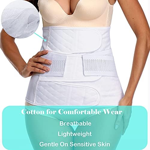 Post Belly Band Postpartum Recovery Belt Girdle Belly Binder, Cotton