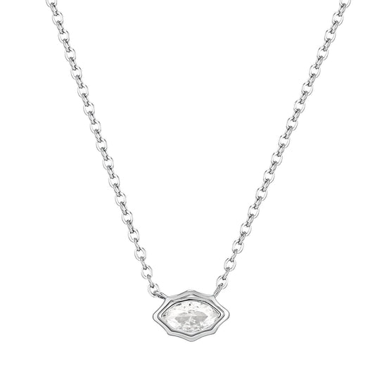 925 sterling Silver Lariet Necklace, 14K Yellow Gold Long Y Necklace with Zircon Geometric Long, Vintage Charm Silver Lariat Jewelry Accessories, Simple Shiny Gold Lariet Necklace for Women