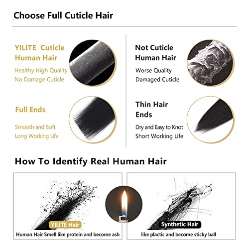 YILITE Hair Extensions Clip in Human Hair 8Pcs 120Gram/Pack Burgundy Silky Remy Human Hair Double Weft Straight Real Hair Extensions Clip ins Thick (18inches #99J Burgundy£©