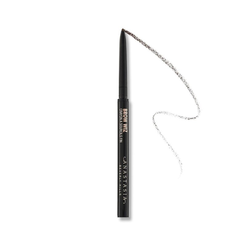 Anastasia Beverly Hills Mini Brow Wiz - Travel-Size Ultra-Slim Retractable Eyebrow Pencil for Professional Hair-Like Strokes and Precision Detail - Chocolate