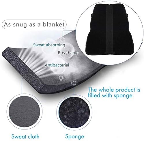 3-Panel Knee Immobilizer Full Leg Support Brace, Aluminum alloy Straight Knee Splint - for Knee Pre-and Postoperative & Injury or Surgery Recovery (Update Size S)
