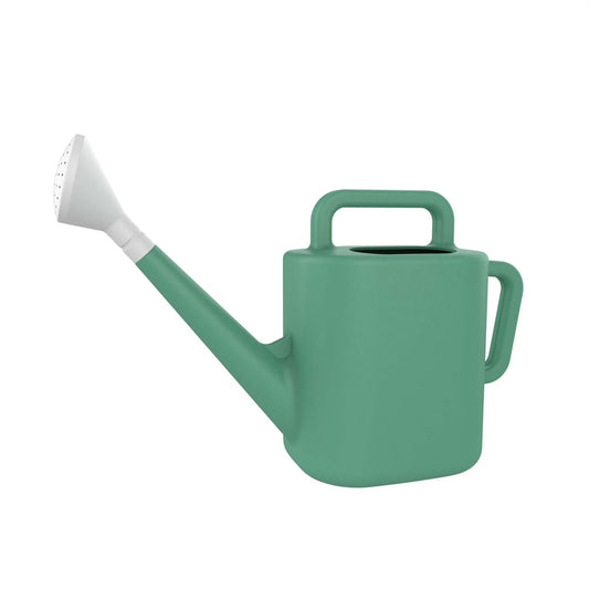 2 Gallon Watering Can for Outdoor Plants, Large Garden Watering Can with Detachable Sprinkler Head, Heavy Duty Resin Water Canner for Flowers, Indoor & Potted Plants, Green