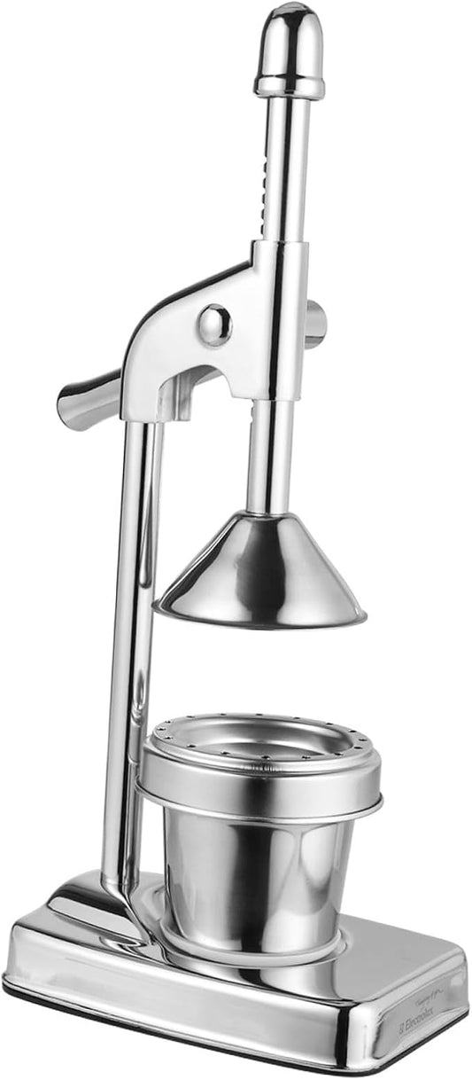PRETYZOOM Manual Juicer Machine Fruit Vegetable Press Stainless Steel No Electricity Needed