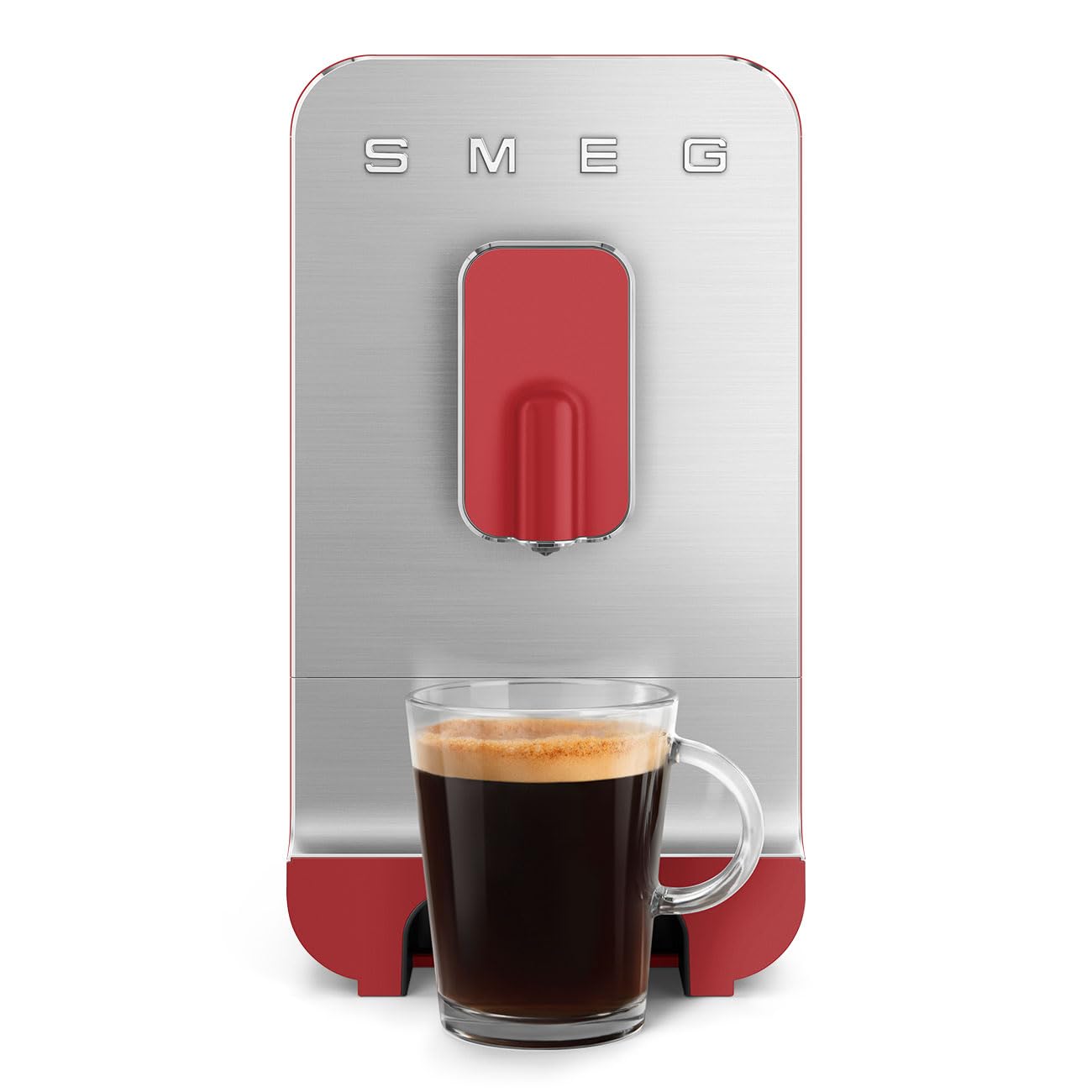 Smeg BCC01RDMUS Fully Automatic Coffee Machine, Red