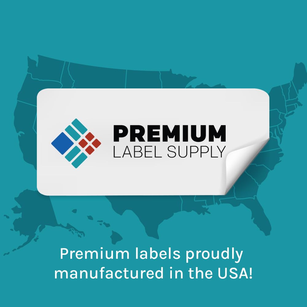Premium Label Supply Brown Kraft Sticker Round Labels – 1" Circle – Laser/Inkjet Compatible – (63 per Sheet), 25 Sheets – 1575 Total Adhesive Labels