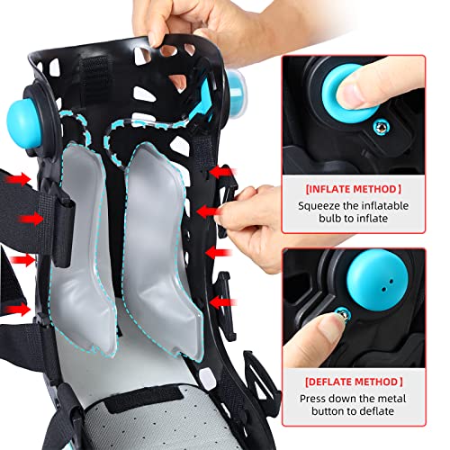 Inflatable Walker Boot, Air Cam Walker Fracture Boot, Short Walker Brace Walking Boot Orthopaedic Boot L4360 (Small)