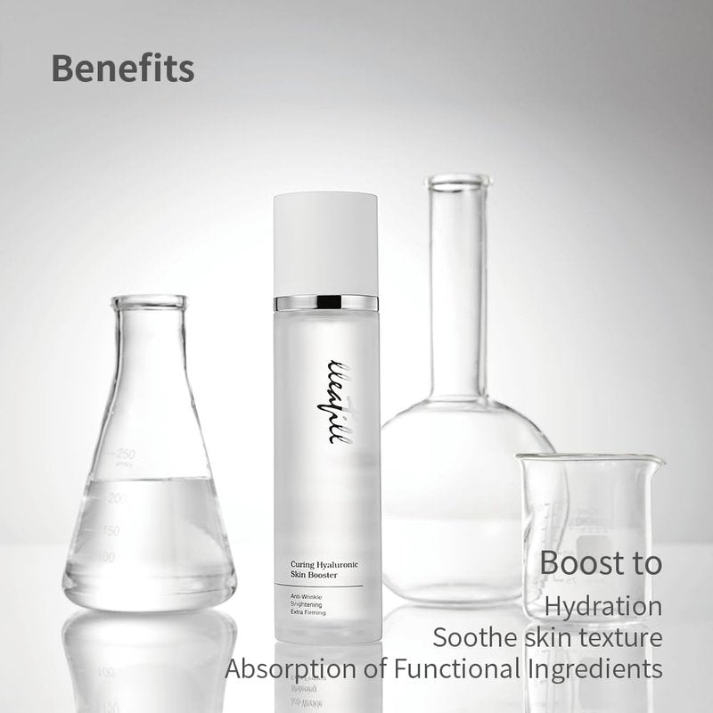 lleafill Curing Hyaluronic Skin Booster 4.39 fl.oz 130ml | Essential Toner | Hydrating | Niacinamide | Activating