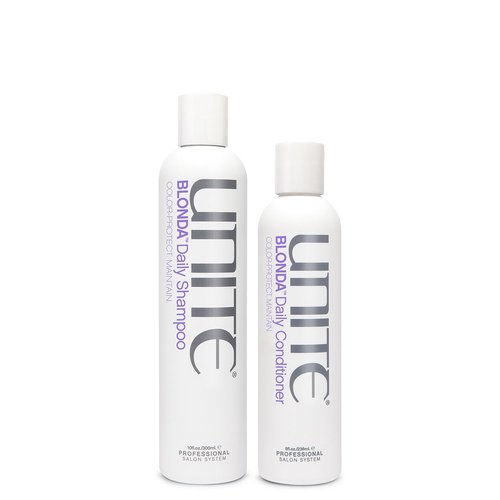 UNITE Hair – BLONDA Daily Shampoo & Conditioner – Maintains Blonde, Hydrates, Protects, 10oz, 8oz