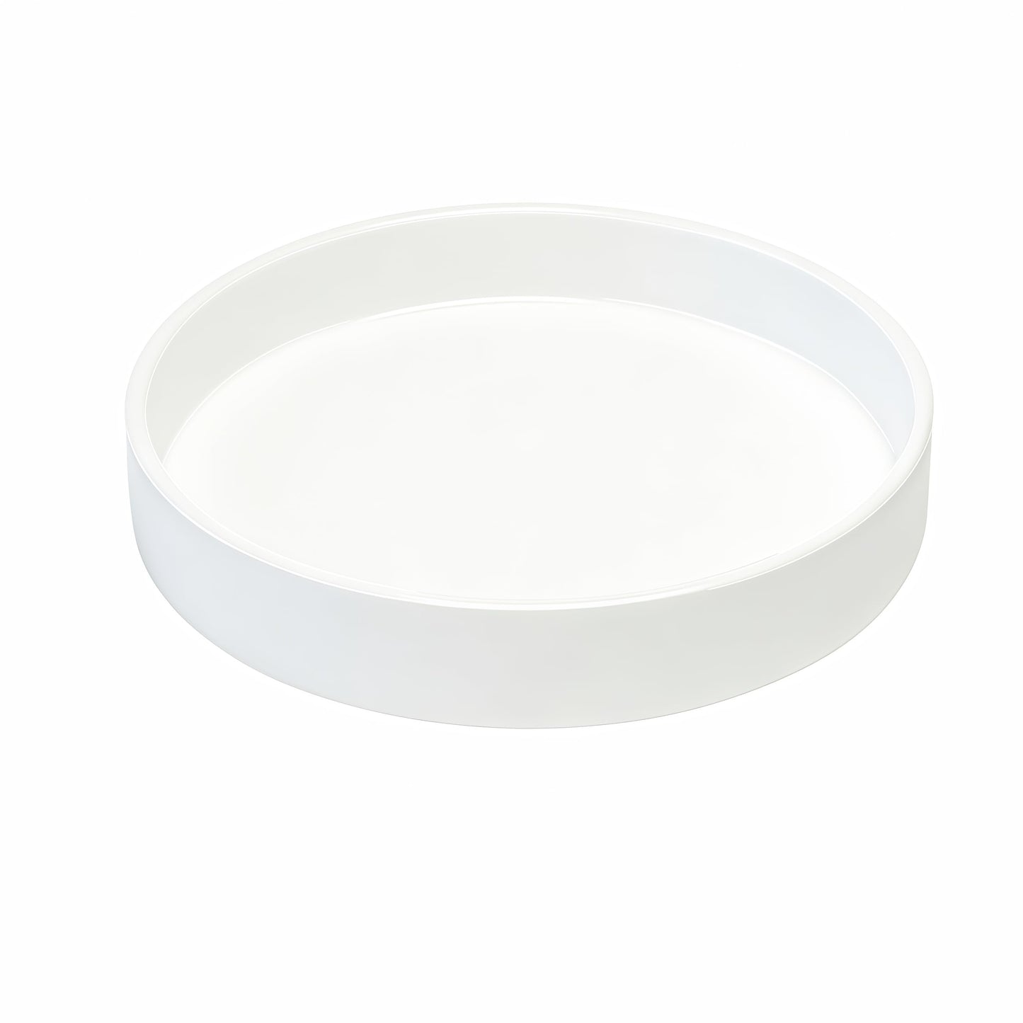 Afrine 1 Pack 12 inch Plant Saucer Drip Tray, Heavy Sturdy Plastic Planter Flower Pot Drainage Tray Plate Saucers for Indoor Outdoor Garden, Plant Water Drip Trays for pots Base (12", Creamy White)