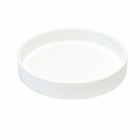Afrine 1 Pack 12 inch Plant Saucer Drip Tray, Heavy Sturdy Plastic Planter Flower Pot Drainage Tray Plate Saucers for Indoor Outdoor Garden, Plant Water Drip Trays for pots Base (12", Creamy White)