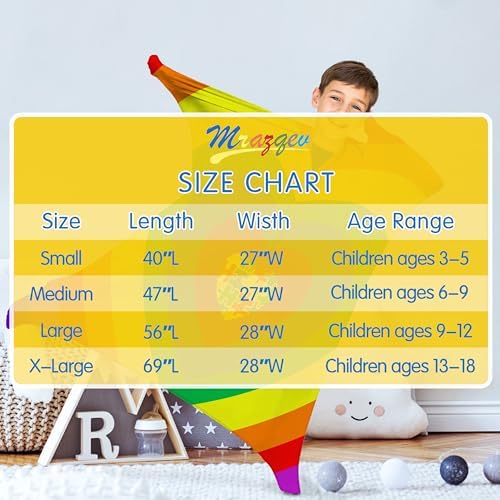 World Autism Awareness Sensory Body Sock Full-Body Wrap - Help Children with Autism to Relieve Stress - Stretchy Breathable Sensory Sack for Boys, Girls (Small)
