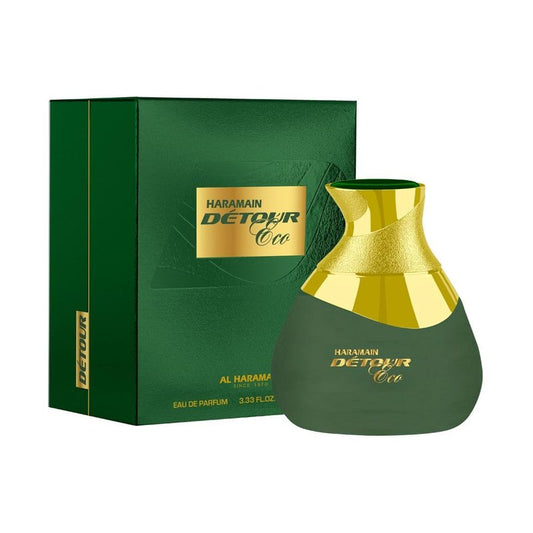 Al Haramain Detour Eco Eau de Parfum Spray for Unisex, 3.4 Ounce