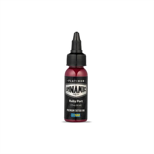Dynamic Color Co- Lush Color Tattoo Ink Set: 5 Luxurious 1 oz Bottles - Lavender, Red Grape, Ruby Port, Deep Pink, Purple. Platinum Collection, Reach Compliant, Crafted in Spain