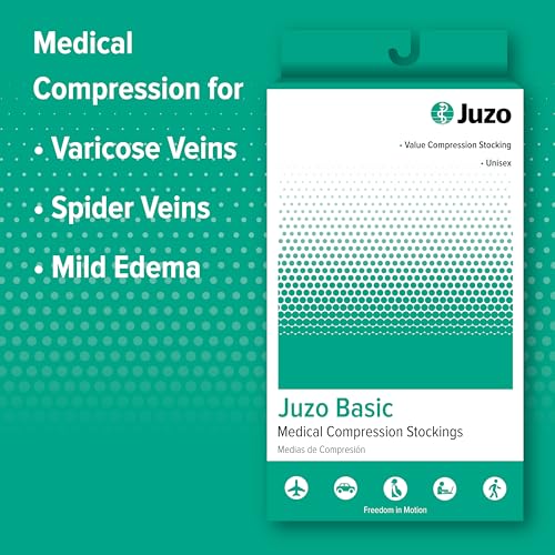 Juzo Basic 4411ag 20-30mmhg Thigh-High Open Toe Compression Stocking,Beige,1 (I) Regular