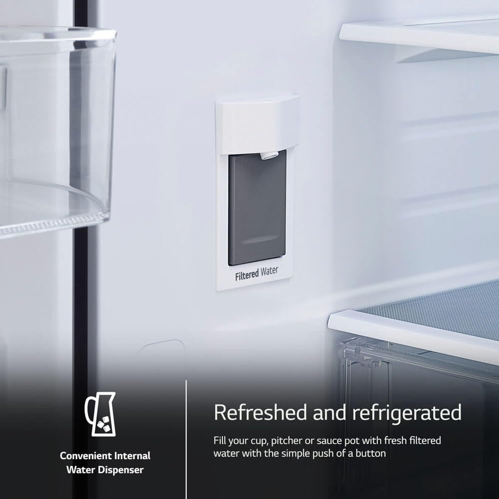 LG LRFLC2716S 27 Cu. Ft. Stainless Counter-Depth 3-Door French Door Smart Refrigerator