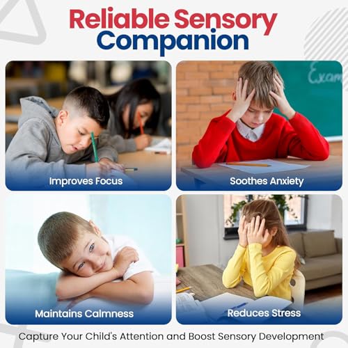 Durable Sensory Chew Necklace for Kids (8 Pack) BPA Free, Food-Grade Silicone Chewing Necklace for Autism and ADHD - Oral Motor Teething Toys, Fidget Necklace for Boys and Girls, Sensory Chewy Dewey